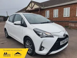 White Used 2019 Toyota Yaris Hatchback | £8,995 (Good price)