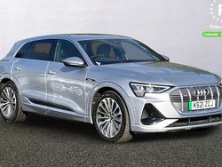 Silver Used 2021 Audi e-tron S-Line SUV | £21,899 (Fair price)