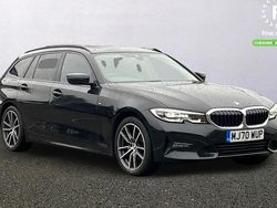 Black Used 2020 BMW 320 Sport Line Estate | £21,899 (Fair price)
