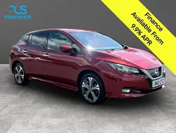 Red Used 2021 Nissan Leaf N-Connecta Hatchback | £10,595 (Good price)
