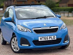 Blue Used 2016 Peugeot 108 Active Hatchback | £3,997 (Fair price)