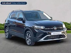 Black New 2025 VW T-Cross Match SUV | £24,445 (Fair price)