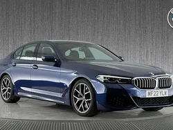 Blue Used 2022 BMW 530 M Sport | £29,948 (Good price)
