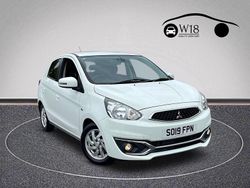 White Used 2019 Mitsubishi Mirage Hatchback | £6,750 (Fair price)