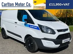 White Used 2018 Ford Transit Custom Van | £10,740 (Expensive)