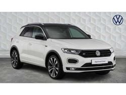 Pure white Used 2021 VW T-Roc R-line SUV | £22,000 (Good price)