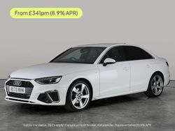 White Used 2023 Audi A4 S-Line Sedan | £22,133 (Good price)