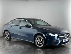 Blue Used 2021 Mercedes A250 AMG line Sedan | £15,350 (Good price)