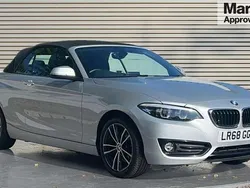 Silver Used 2018 BMW 220 Sport Line Cabriolet | £16,102 (A bit pricey)