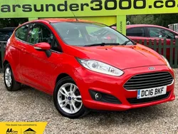 Red Used 2016 Ford Fiesta Zetec Hatchback | £6,175 (Fair price)