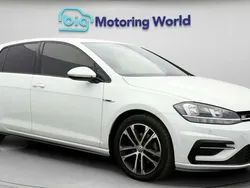White Used 2019 VW Golf VII R-line Hatchback | £18,300 (Fair price)