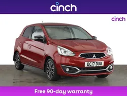Red Used 2017 Mitsubishi Mirage Hatchback | £10,099 (A bit pricey)