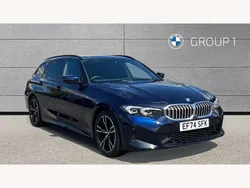Blue Used 2025 BMW 320 M Sport Estate | £37,995 (Expensive)