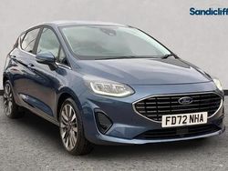 Blue Used 2022 Ford Fiesta Titanium X Hatchback | £14,042 (Fair price)