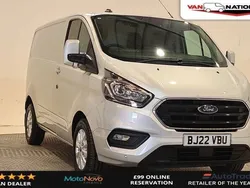 Silver Used 2022 Ford Transit Custom Limited | £18,290 (Good price)