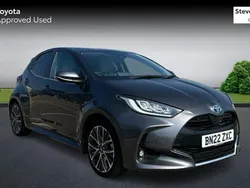 Grey Used 2022 Toyota Yaris Hybrid Hatchback | £18,043 (A bit pricey)