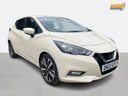White Used 2022 Nissan Micra Tekna Hatchback | £11,895 (Fair price)