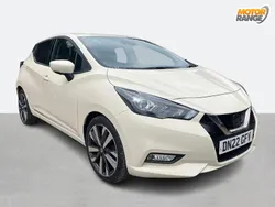 White Used 2022 Nissan Micra Tekna Hatchback | £12,195 (Fair price)
