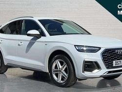 White Used 2022 Audi Q5 Sportback S-Line SUV | £30,582 (Good price)
