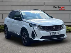 White Used 2021 Peugeot 3008 GT SUV | £15,999 (Fair price)