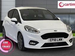 White Used 2018 Ford Fiesta ST-Line Hatchback | £10,990 (Fair price)