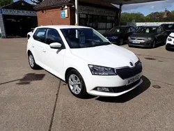 White Used 2019 Skoda Fabia SE Hatchback | £9,390 (Fair price)