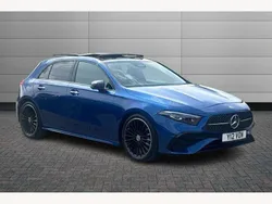 Blue Used 2024 Mercedes A180 AMG Line Premium Plus Hatchback | £30,050 (Expensive)