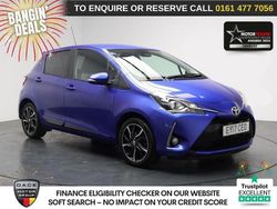 Blue Used 2017 Toyota Yaris Design Hatchback | £11,290 (Fair price)
