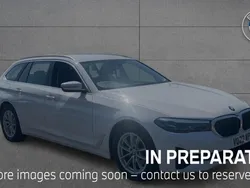 White Used 2022 BMW 520 Sport Line Estate | £25,995 (Fair price)