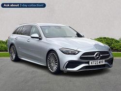 Silver Used 2023 Mercedes C200 AMG Line Premium Estate | £28,199 (Expensive)