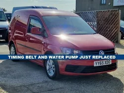 Red Used 2016 VW Caddy Highline MPV | £8,399 (Fair price)
