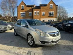 Silver Used 2007 Vauxhall Corsa Design Edition Hatchback | £1,995 (Good price)