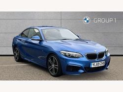 Estoril blue Used 2020 BMW 218 M Sport Coupe | £17,150 (Fair price)