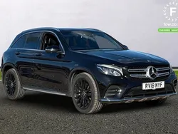 Black Used 2018 Mercedes GLC220 AMG Line Premium Estate | £21,499 (Fair price)
