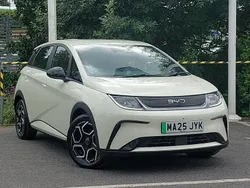 White New 2025 BYD Dolphin Boost Hatchback | £20,998 (Fair price)