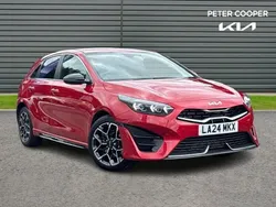 Red Used 2024 Kia Ceed GT-Line Hatchback | £19,994 (Fair price)