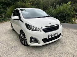 White Used 2014 Peugeot 108 Allure Hatchback | £4,195 (Fair price)
