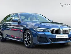 Blue Used 2022 BMW 530 M Sport | £33,000 (Fair price)