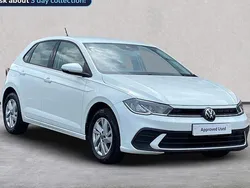 White Used 2022 VW Polo Life Hatchback | £17,385 (Fair price)