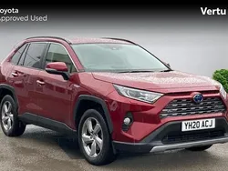 Red Used 2020 Toyota RAV4 Hybrid SUV | £27,807 (A bit pricey)
