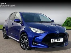 Galactic blue Used 2023 Toyota Yaris Hybrid Design | £18,816 (Good price)