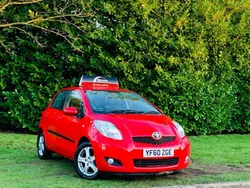 Red Used 2011 Toyota Yaris Hatchback | £2,790 (Good price)