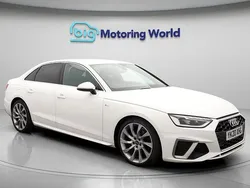 White Used 2020 Audi A4 S-Line Sedan | £15,800 (A bit pricey)
