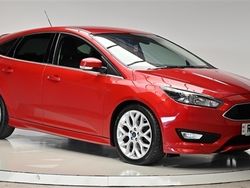 Red Used 2015 Ford Focus Zetec Hatchback | £9,180 (A bit pricey)