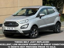 Silver Used 2018 Ford Ecosport Zetec SUV | £8,495 (Fair price)