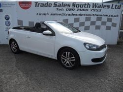 White Used 2014 VW Golf Cabriolet S Cabriolet | £5,495