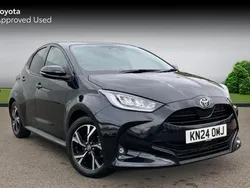 Eclipse black Used 2024 Toyota Yaris Hybrid Design Hatchback | £17,911 (Good price)