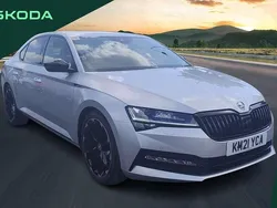 Silver Used 2021 Skoda Superb SportlinePlus Hatchback | £17,990 (Good price)