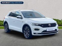White Used 2021 VW T-Roc R-line SUV | £23,428 (Fair price)