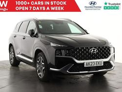Black Used 2023 Hyundai Santa Fe Ultimate SUV | £32,399